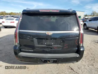 2018 Cadillac Escalade Luxury with VIN 1GYS3BKJXJR348574, listed as a Copart auction lot 81994574 with 143,867 mi miles and Salvage title. Bid and sale history available at DreamBid. Image 6.