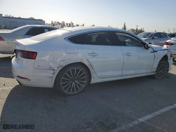 2019 Audi A5 Sportback Premium Plus with VIN WAUBNCF57KA035997, listed as a Copart auction lot 51957985 with 66,354 mi miles and Salvage Title. Bid and sale history available at carsss.com. Image 3.
