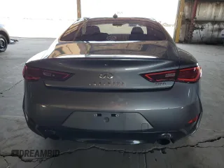 2020 Infiniti Q60 Luxe with VIN JN1EV7EK3LM340253, listed as a Copart auction lot 54211774 with 55,155 mi miles and Salvage Title. Bid and sale history available at carsss.com. Image 6.