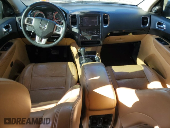 2013 Dodge Durango Citadel with VIN 1C4SDHETXDC661103, listed as a Copart auction lot 83579674 with 173,543 mi miles and Salvage Title. Bid and sale history available at carsss.com. Image 8.