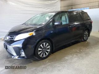2019 Toyota Sienna XLE with VIN 5TDDZ3DC4KS221470, listed as a Copart auction lot 56604485 with 132,921 mi miles and Salvage title. Bid and sale history available at DreamBid. Image 1.