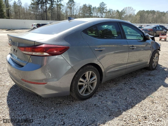 2018 Hyundai Elantra Value Edition with VIN KMHD84LF6JU589398, listed as a Copart auction lot 48699335 with 120,418 mi miles and Salvage Title. Bid and sale history available at carsss.com. Image 3.