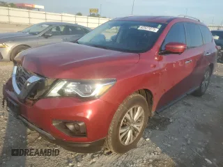 2017 Nissan Pathfinder SL with VIN 5N1DR2MN5HC614671, listed as a Copart auction lot 62527075 with 161,417 mi miles and Salvage title. Bid and sale history available at DreamBid. Image 1.