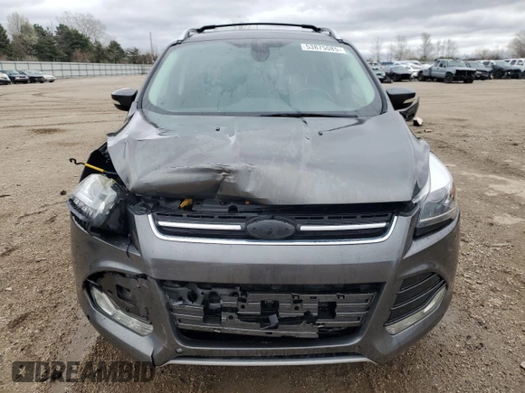 2016 Ford Escape Titanium with VIN 1FMCU9J94GUA43063, listed as a Copart auction lot 53875085 with 71,227 mi miles and Salvage Title. Bid and sale history available at DreamBid. Image 5.