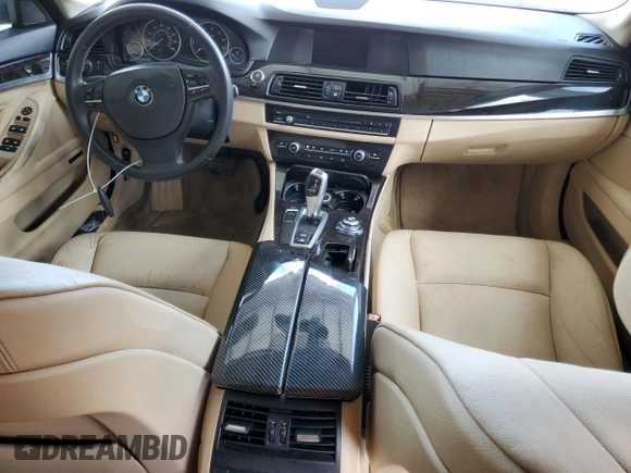 2013 BMW 5 Series 528i with VIN WBAXG5C59DDY34598, listed as a Copart auction lot 55629965 with 153,692 mi miles and Clean Title. Bid and sale history available at carsss.com. Image 8.