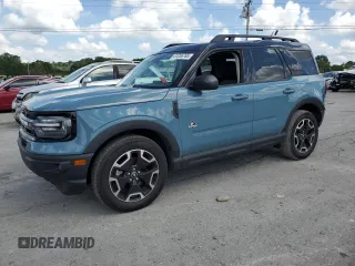 2022 Ford Bronco Sport Outer Banks with VIN 3FMCR9C68NRD92283, listed as a Copart auction lot 61056765 with 13,681 mi miles and Salvage title. Bid and sale history available at DreamBid. Image 1.