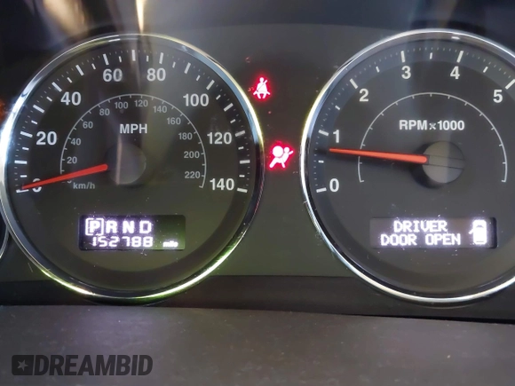 2008 Jeep Commander Sport with VIN 1J8HH48K48C213531, listed as a IAAI auction lot 40878062 with 152,788 mi miles and . Bid and sale history available at DreamBid. Image 7.