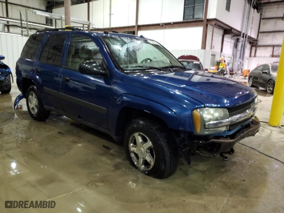 2005 Chevrolet TrailBlazer LS with VIN 1GNDT13S752383370, listed as a Copart auction lot 46460625 with 167,998 mi miles and Non Repairable. Bid and sale history available at carsss.com. Image 4.