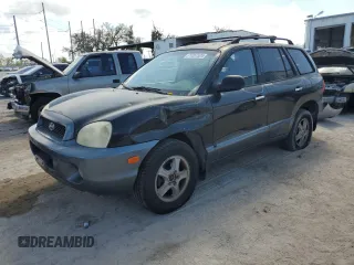 2002 Hyundai Santa Fe GLS with VIN KM8SC13D72U190570, listed as a Copart auction lot 77257524 with 244,808 mi miles and Salvage Title. Bid and sale history available at carsss.com. Image 1.