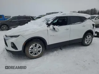2022 Chevrolet Blazer LT z VIN 3GNKBDRS7NS141184, wystawiony jako Copart lot #45949545 z przebiegiem Nie podano mil oraz Szkoda całkowita • Salvage title. Historia ofert i sprzedaży dostępna na DreamBid. Obrazek 1.