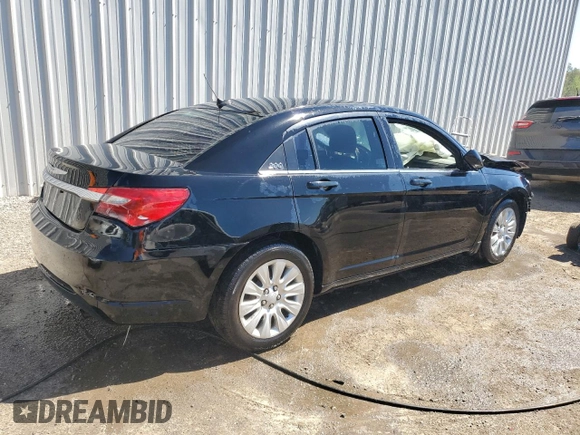 2013 Chrysler 200 LX with VIN 1C3CCBABXDN647633, listed as a Copart auction lot 49556104 with 180,212 mi miles and Salvage Title. Bid and sale history available at carsss.com. Image 3.