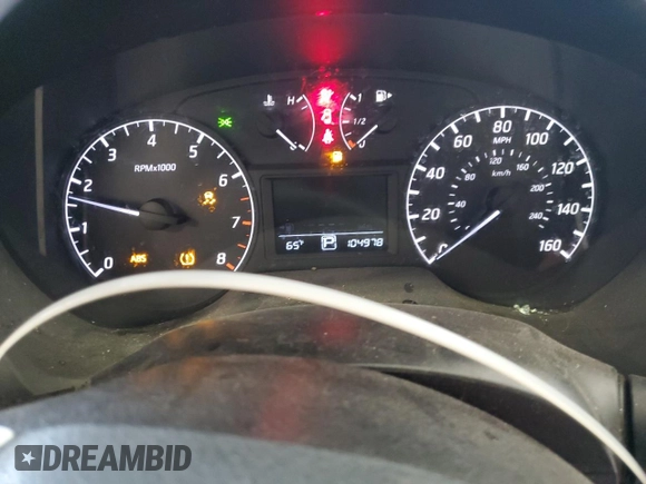 2015 Nissan Sentra SV with VIN 3N1AB7AP6FY285047, listed as a Copart auction lot 54151275 with 104,978 mi miles and Salvage Title. Bid and sale history available at DreamBid. Image 9.
