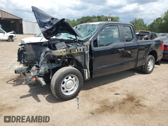 2021 Ford F-150 XL with VIN 1FTEX1CP7MKD79623, listed as a Copart auction lot 88546015 with 136,430 mi miles and Salvage title. Bid and sale history available at DreamBid. Image 1.