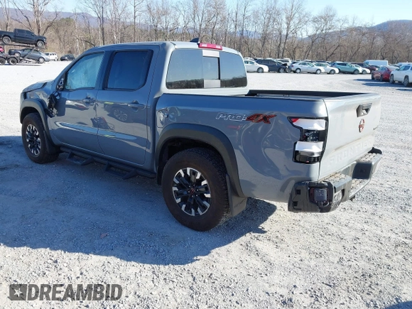 2023 Nissan Frontier PRO-4X with VIN 1N6ED1EK0PN658776, listed as a IAAI auction lot 41864687 with 15,783 mi miles. Bid and sale history available at carsss.com. Image 3.