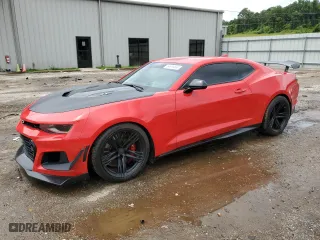 2019 Chevrolet Camaro ZL1 with VIN 1G1FK1R60K0148663, listed as a Copart auction lot 64616534 with 49,008 mi miles and Salvage Title. Bid and sale history available at carsss.com. Image 1.