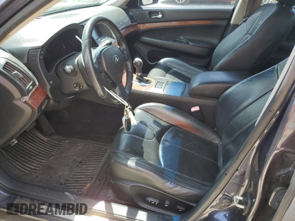 2007 Infiniti G35 Journey with VIN JNKBV61E37M719106, listed as a Copart auction lot 52534495 with 127,479 mi miles and Salvage Title. Bid and sale history available at DreamBid. Image 7.