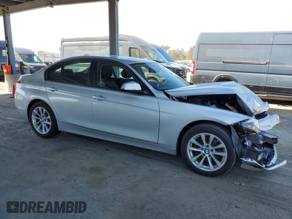2018 BMW 3 Series 320i with VIN WBA8A9C59JAD26869, listed as a Copart auction lot 47503935 with 127,627 mi miles and Salvage Title. Bid and sale history available at carsss.com. Image 4.