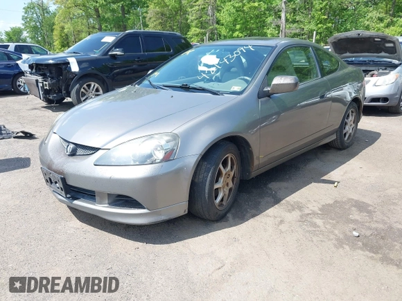 2005 Acura RSX with VIN JH4DC54805S011595, listed as a IAAI auction lot 42143094 with 187,238 mi miles. Bid and sale history available at carsss.com. Image 2.