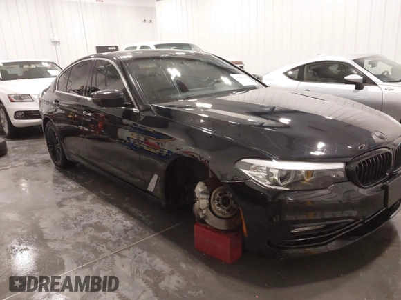 2018 BMW 5 Series 530i with VIN WBAJA5C52JWA37569, listed as a IAAI auction lot 41240799 with 80,116 mi miles and . Bid and sale history available at DreamBid. Image 6.