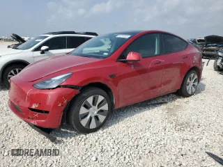 2021 Tesla Model Y Standard Range with VIN 5YJYGDED5MF116562, listed as a Copart auction lot 51211535 with 68,549 mi miles and Salvage Title. Bid and sale history available at DreamBid. Image 1.