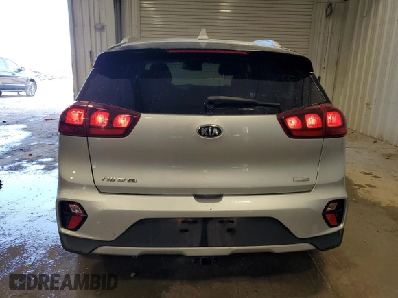 2021 Kia Niro LX with VIN KNDCB3LC7M5488449, listed as a Copart auction lot 46904525 with 93,796 mi miles and Salvage Title. Bid and sale history available at carsss.com. Image 6.