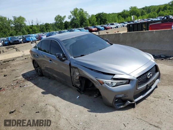 2020 Infiniti Q50 Pure с VIN JN1EV7AR6LM253692, выставлен на аукционе Copart как лот 59206304 с пробегом 55 990 миль миль и На запчасти • Non repairable. История ставок и продаж доступна на DreamBid. Изображение 4.