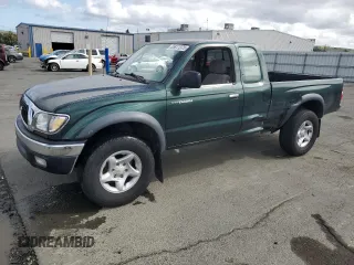 2001 Toyota Tacoma PreRunner with VIN 5TESN92N91Z723175, listed as a Copart auction lot 55811375 with 412,910 mi miles and Salvage title. Bid and sale history available at DreamBid. Image 1.