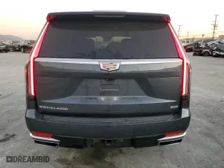 2021 Cadillac Escalade Premium Luxury Platinum with VIN 1GYS4DKL5MR367838, listed as a Copart auction lot 82016874 with 29,229 mi miles and Salvage Title. Bid and sale history available at carsss.com. Image 6.