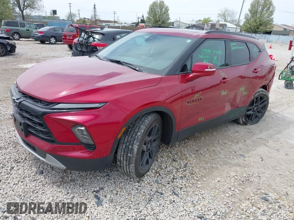 2023 Chevrolet Blazer LT with VIN 3GNKBJRSXPS147109, listed as a IAAI auction lot 42137595 with 16,533 mi miles and . Bid and sale history available at DreamBid. Image 17.