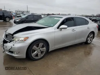 2011 Lexus LS 460 L with VIN JTHGL5EF8B5044574, listed as a Copart auction lot 45136975 with 110,991 mi miles and Salvage Title. Bid and sale history available at carsss.com. Image 1.