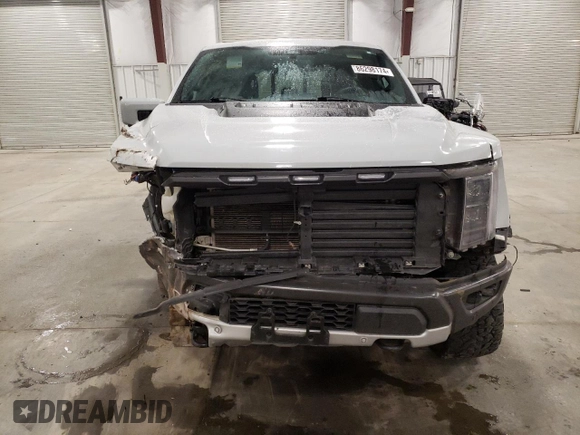 2023 Ford F-150 Raptor with VIN 1FTFW1RG2PFA95389, listed as a Copart auction lot 86298174 with 41,898 mi miles and Salvage Title. Bid and sale history available at DreamBid. Image 5.