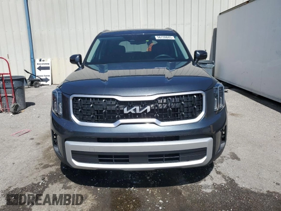 2024 Kia Telluride EX with VIN 5XYP34GC1RG552451, listed as a Copart auction lot 56739845 with 9,103 mi miles and Salvage title. Bid and sale history available at DreamBid. Image 5.