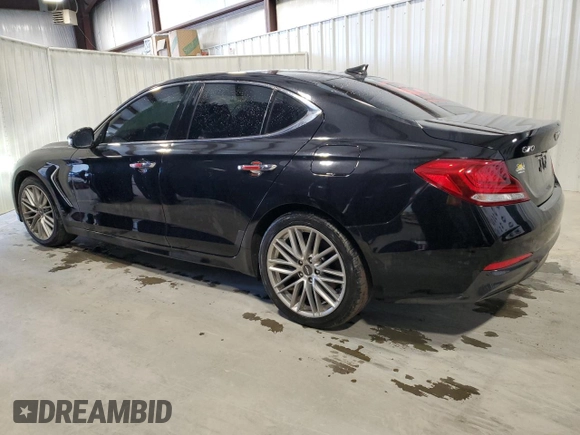2021 Genesis G70 2.0T with VIN KMTG64LA7MU072306, listed as a Copart auction lot 46165345 with 78,452 mi miles and Clean title. Bid and sale history available at DreamBid. Image 2.
