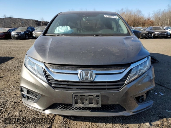 2019 Honda Odyssey EX-L with VIN 5FNRL6H7XKB042232, listed as a Copart auction lot 81066384 with 55,724 mi miles and Salvage Title. Bid and sale history available at carsss.com. Image 5.