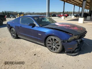 2012 Ford Mustang GT Premium with VIN 1ZVBP8CF6C5288565, listed as a Copart auction lot 48349235 with 157,347 mi miles and Salvage Title. Bid and sale history available at DreamBid. Image 4.