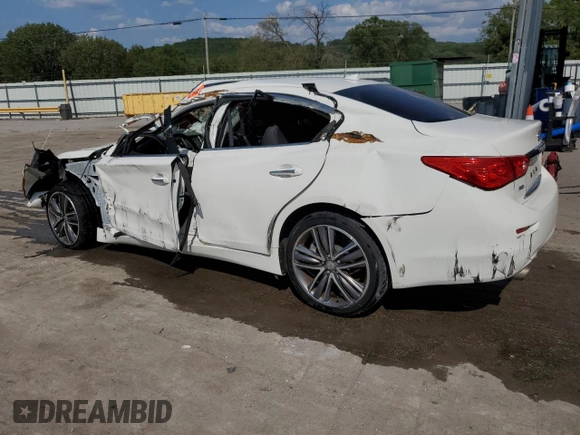 2017 Infiniti Q50 Premium с VIN JN1EV7AR8HM834862, выставлен на аукционе Copart как лот 62843284 с пробегом 65 169 миль миль и На запчасти • Non repairable. История ставок и продаж доступна на DreamBid. Изображение 2.