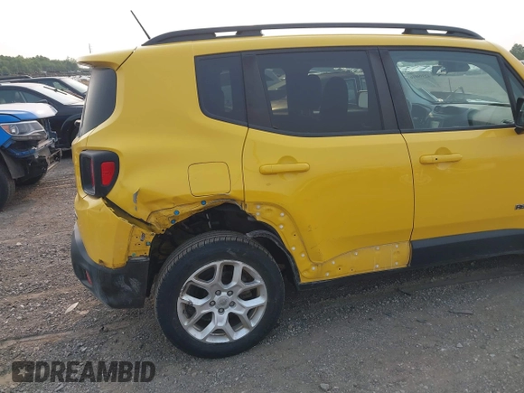 2017 Jeep Renegade Altitude with VIN ZACCJBBB6HPE96724, listed as a IAAI auction lot 42399816 with 66,912 mi miles and . Bid and sale history available at DreamBid. Image 6.