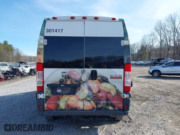 2017 Ram ProMaster Cargo with VIN 3C6TRVDG7HE522285, listed as a IAAI auction lot 41772300 with 136,645 mi miles and . Bid and sale history available at carsss.com. Image 16.