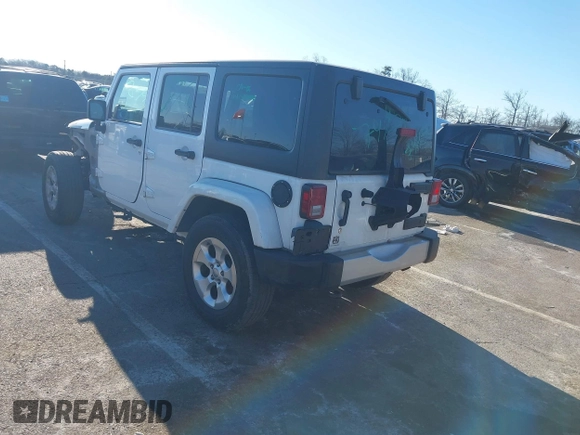 2013 Jeep Wrangler Unlimited Sahara with VIN 1C4BJWEG3DL658530, listed as a IAAI auction lot 41421006 with 115,321 mi miles and . Bid and sale history available at DreamBid. Image 3.