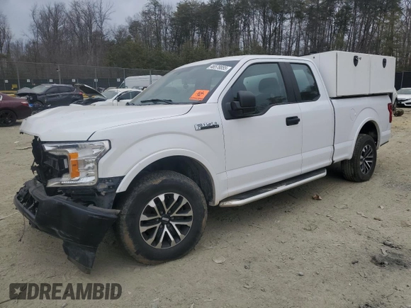 2018 Ford F-150 XL with VIN 1FTEX1C56JKE81831, listed as a Copart auction lot 46578855 with 60,577 mi miles and Salvage Title. Bid and sale history available at carsss.com. Image 1.
