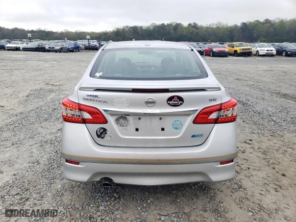 2013 Nissan Sentra SR with VIN 3N1AB7AP7DL621542, listed as a Copart auction lot 49902195 with 168,129 mi miles and Salvage Title. Bid and sale history available at carsss.com. Image 6.