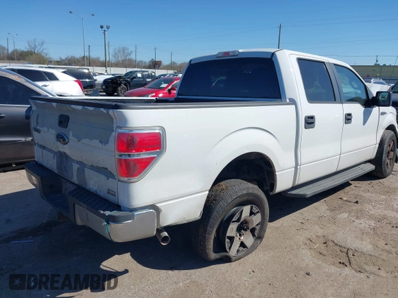 2010 Ford F-150 XL with VIN 1FTFW1CV9AKE72659, listed as a IAAI auction lot 41724759 with 145,226 mi miles. Bid and sale history available at carsss.com. Image 4.