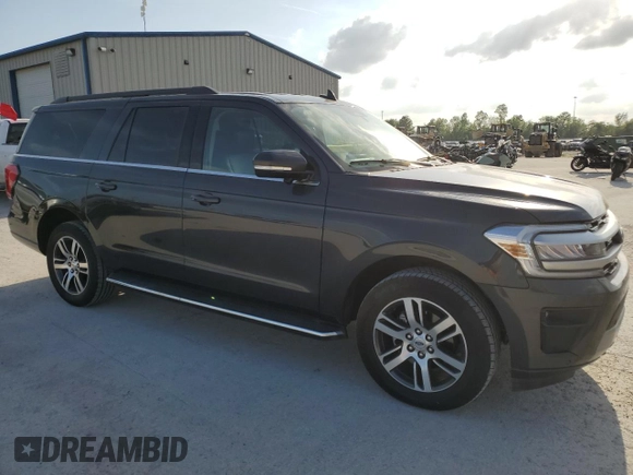 2022 Ford Expedition Max XLT with VIN 1FMJK1JT5NEA40819, listed as a Copart auction lot 51593835 with 14,896 mi miles and Salvage title. Bid and sale history available at DreamBid. Image 4.