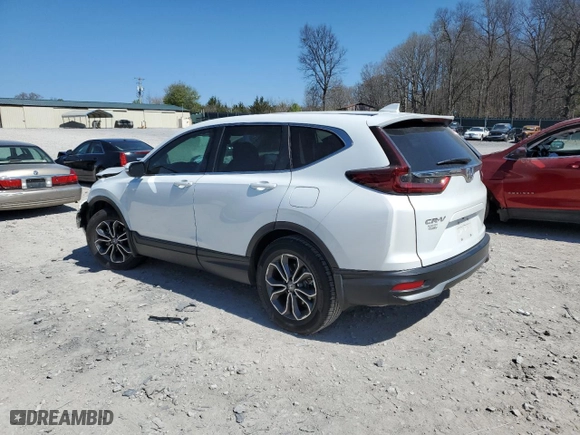 2021 Honda CR-V EX with VIN 7FARW1H59ME000358, listed as a Copart auction lot 50489765 with 61,247 mi miles and Salvage Title. Bid and sale history available at carsss.com. Image 2.