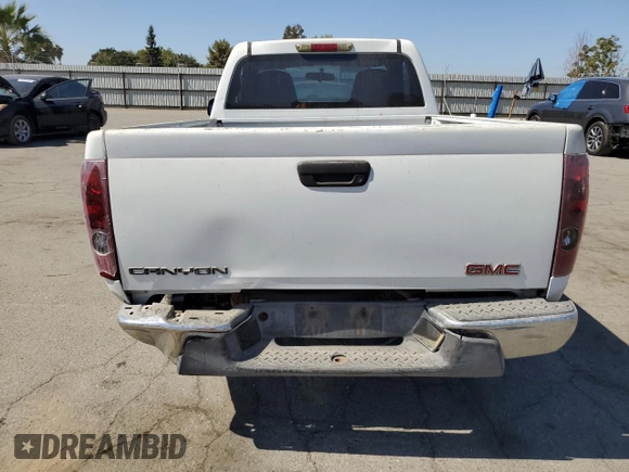 2006 GMC Canyon Work Truck with VIN 1GTCS148568292638, listed as a Copart auction lot 73035964 with 167,480 mi miles and Salvage Title. Bid and sale history available at carsss.com. Image 6.