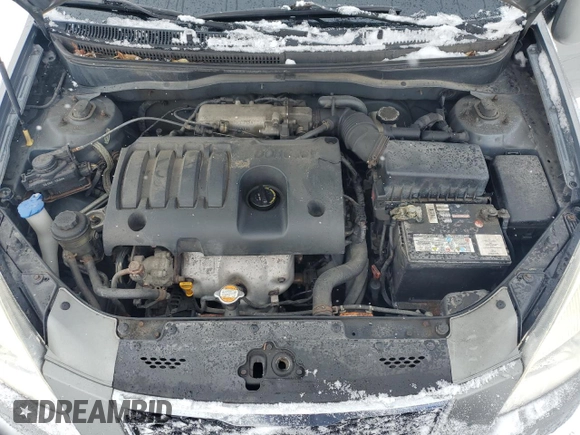 2010 Kia Rio with VIN KNADH4B33A6617736, listed as a Copart auction lot 45469215 with 233,539 mi miles and Clean Title. Bid and sale history available at DreamBid. Image 11.