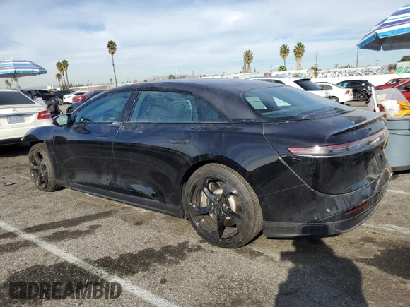 2024 Lucid Air Touring z VIN 50EA1TEAXRA005987, wystawiony jako Copart lot #81378954 z przebiegiem Nie podano mil oraz Szkody całkowita. Historia ofert i sprzedaży dostępna na DreamBid. Obrazek 2.