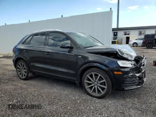 2018 Audi Q3 Premium Plus with VIN WA1JCCFS0JR011688, listed as a Copart auction lot 50661435 with 48,602 mi miles and Clean title. Bid and sale history available at DreamBid. Image 4.