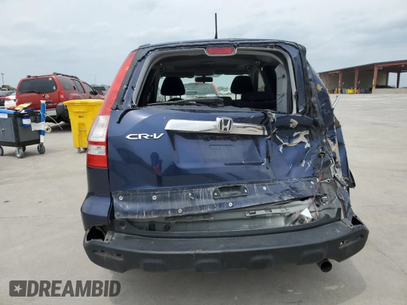 2008 Honda CR-V EX with VIN JHLRE38528C023688, listed as a Copart auction lot 53805525 with Not Provided miles and Salvage Title. Bid and sale history available at carsss.com. Image 6.