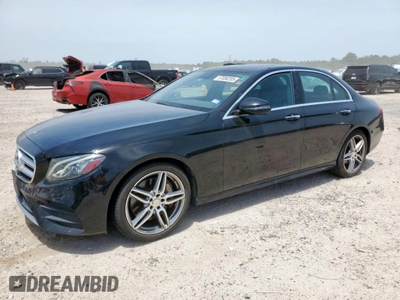 2017 Mercedes-Benz E 300 Luxury with VIN WDDZF4JB8HA123652, listed as a Copart auction lot 57050205 with 105,048 mi miles and Salvage title. Bid and sale history available at DreamBid. Image 1.